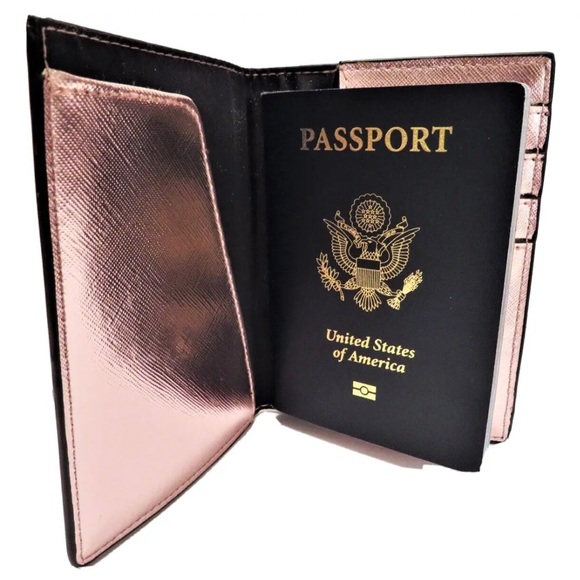 Victoria's Secret VS Passport Credit ID Card Travel Holder, Cover Folder (Pink) - Picture 12 of 12